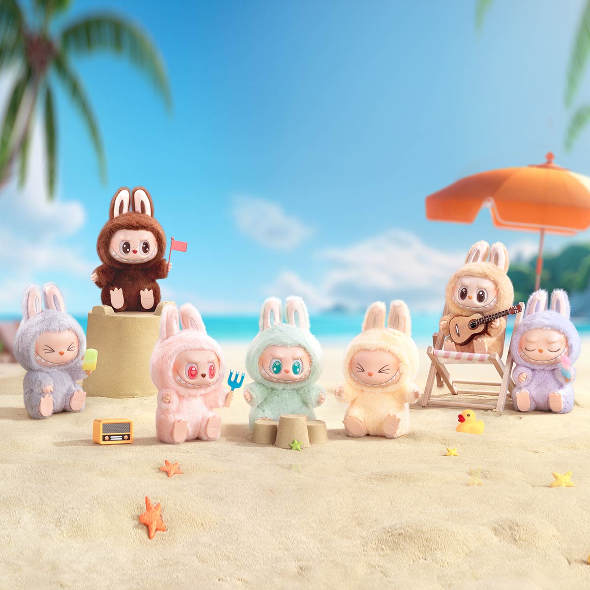 LABUBU "Have a Seat" SUUR KARP (komplektis 6 karpi sees)