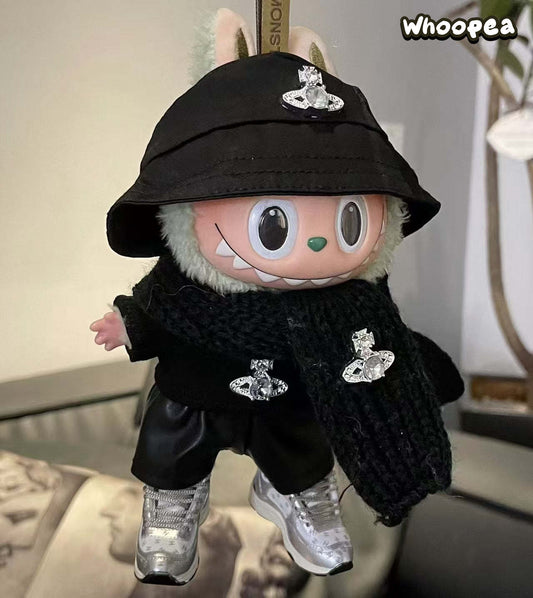 Luksuslikust inspireeritud Labubu rõivakomplekt