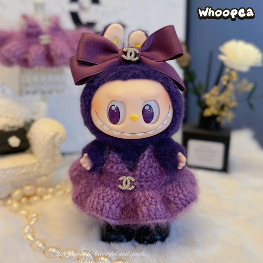 Luksuslikust inspireeritud Labubu rõivakomplekt