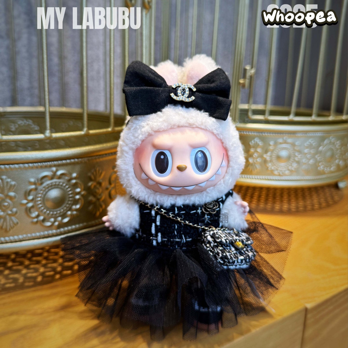 Luksuslikust inspireeritud Labubu rõivakomplekt