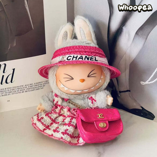 Luksuslikust inspireeritud Labubu rõivakomplekt