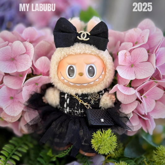 Luksuslikust inspireeritud Labubu rõivakomplekt