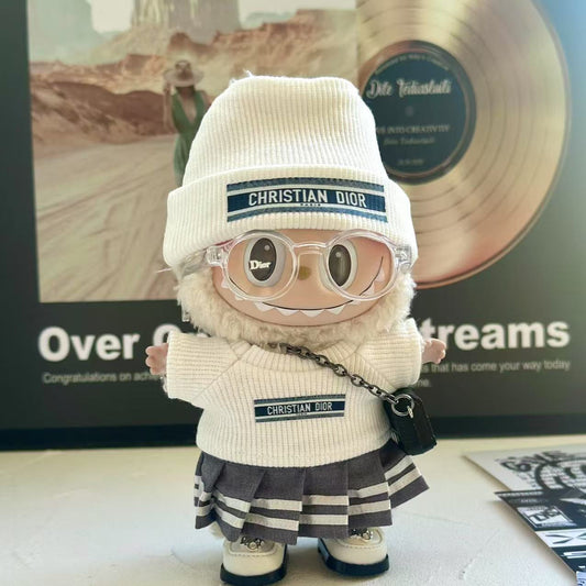 Luksuslikust inspireeritud Labubu rõivakomplekt