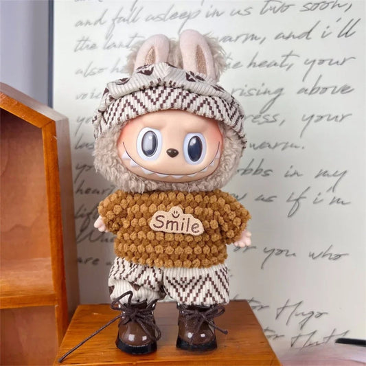 Labubu smaida apģērbs