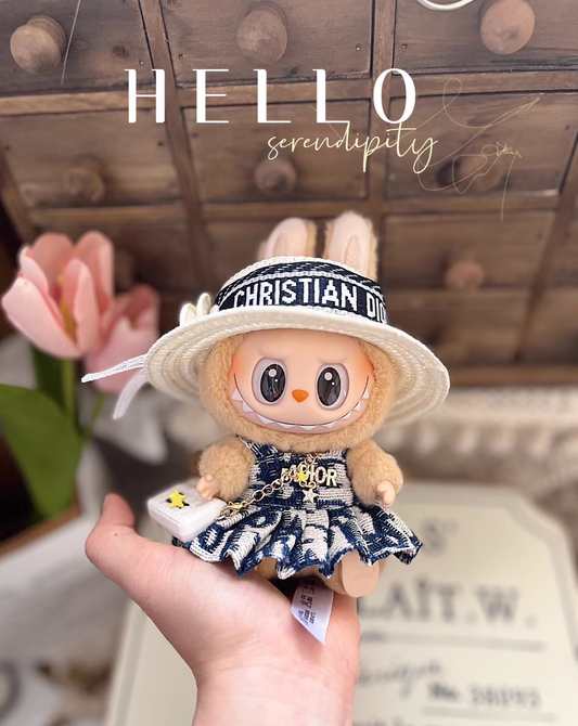 Luksuslikust inspireeritud Labubu rõivakomplekt