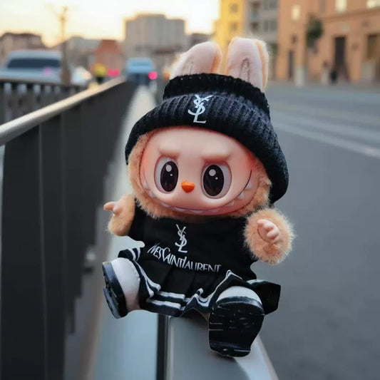 Luksuslikust inspireeritud Labubu rõivakomplekt