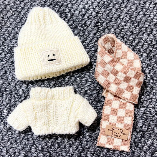 Labubu rūtainais apģērbs