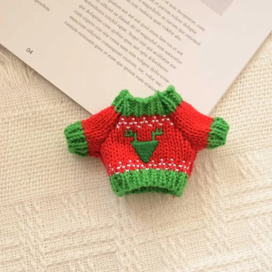 Labubu Ziemassvētku duets apģērbs