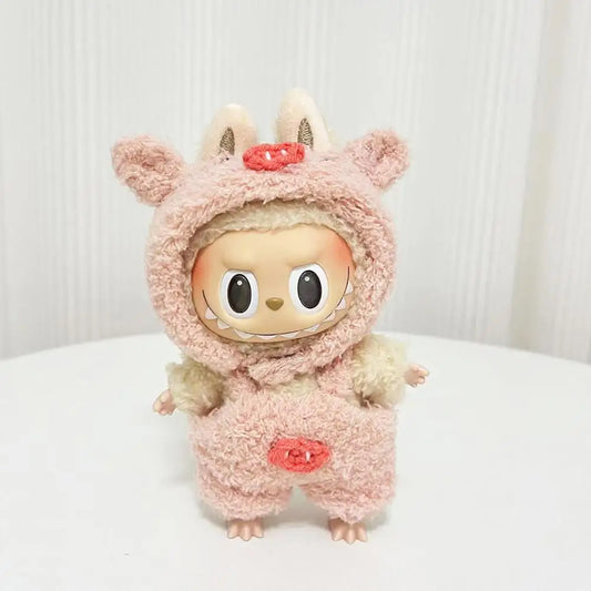 Labubu rozā kombinezoni