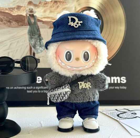 Luksuslikust inspireeritud Labubu rõivakomplekt