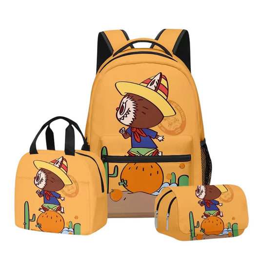 Labubu 3-ühes seljakotikomplekt – Magusa kaktuse unistuste väljaanne