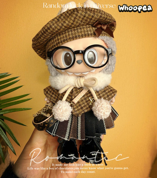 Luksuslikust inspireeritud Labubu rõivakomplekt