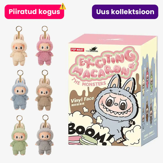 LABUBU | Plüüšist võtmehoidja "Exciting Macaron" kollektsiooni salajane kast