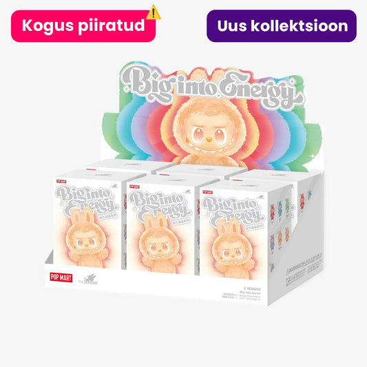 LABUBU "Big into Energy" SUUR KARP (komplektis 6 karpi sees)