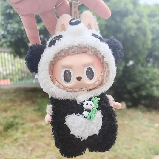 Labubu pandas apģērbs