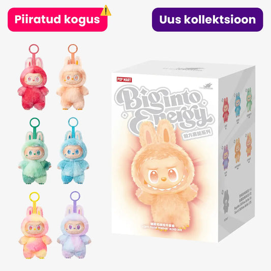 LABUBU | Plüüšist võtmehoidja "Big into Energy" kollektsiooni salajane kast Pop Mart